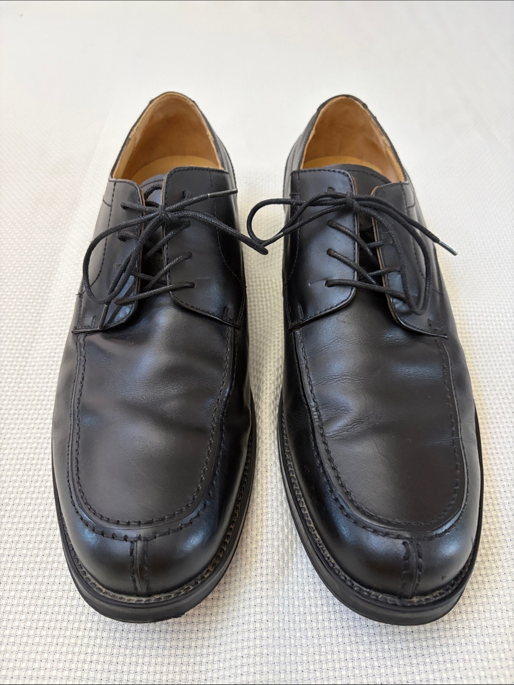 Dockers Black Leather Derby Lace-Up Shoes